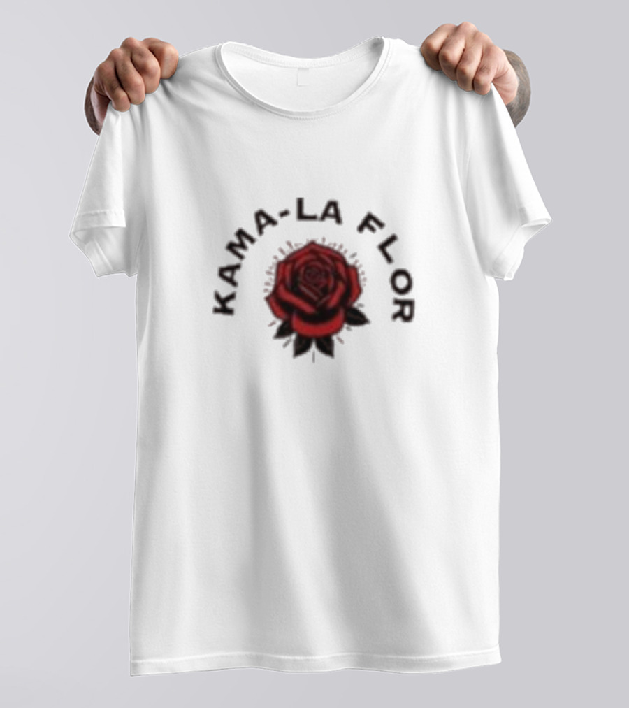 Kama-La Flor Latinos For Kamala Harris Vote 2024 Le Tenemos Tanto Amor T-Shirt
