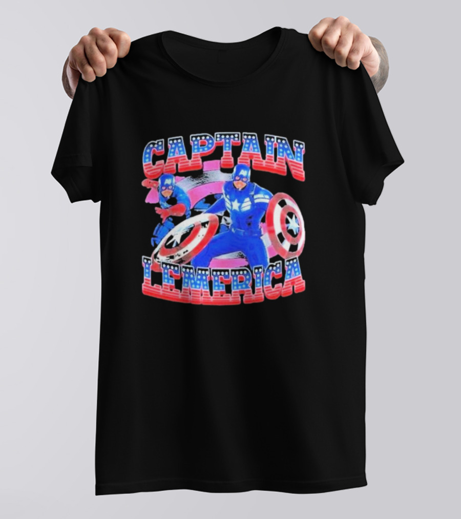 Captain Lemerica Lebron James Captain America T-Shirt