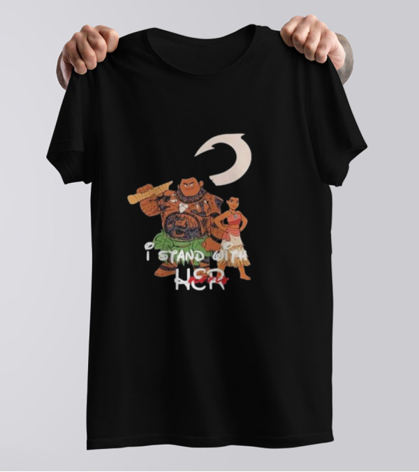 I Stand With Her Kamala Harris 2024 Moana Maui Madam President Election Democratic T-Shirt