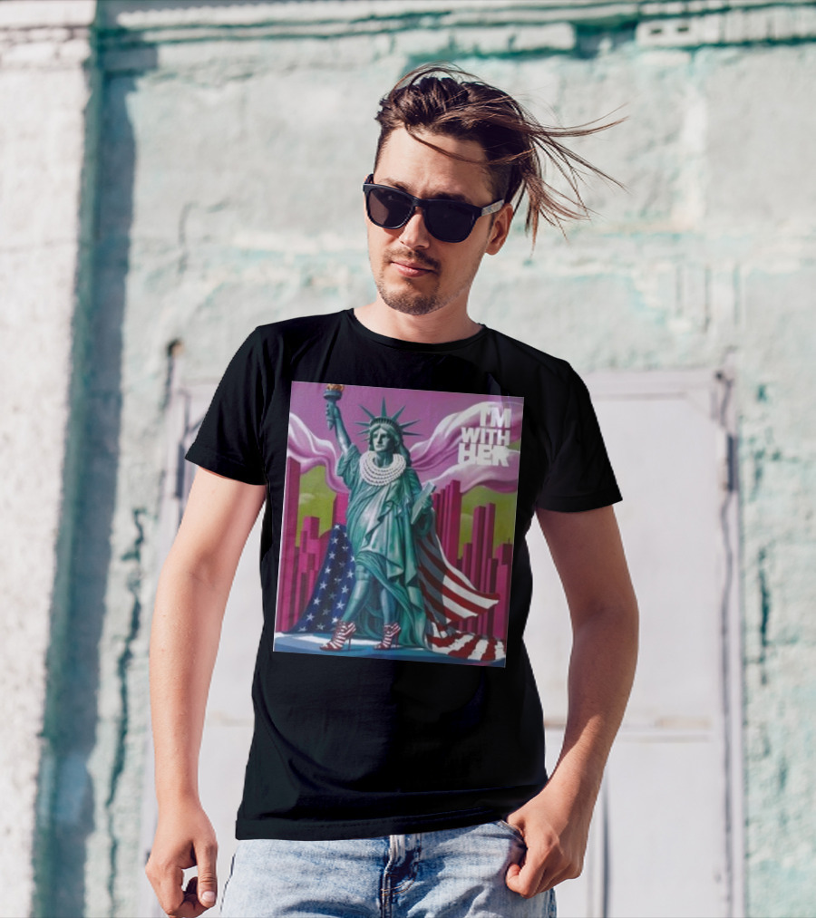 Kamala Harris I’m With Her Statue Of Liberty Catwalk America T-Shirt