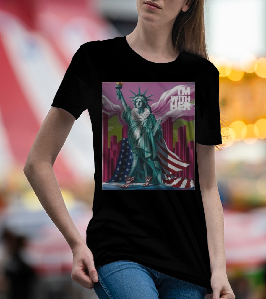 Kamala Harris I’m With Her Statue Of Liberty Catwalk America T-Shirt