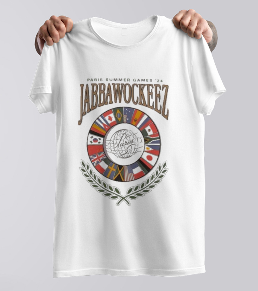 Paris Summer Games '24 Jabbawockeez Flags And Laurels T-Shirt