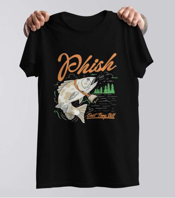 Phish East Troy WI Moo Fish July T-Shirt