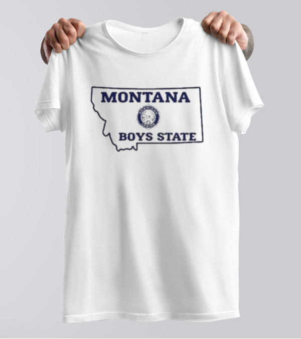 Ron Filipkowski Montana Boys State Seal Map T-Shirt