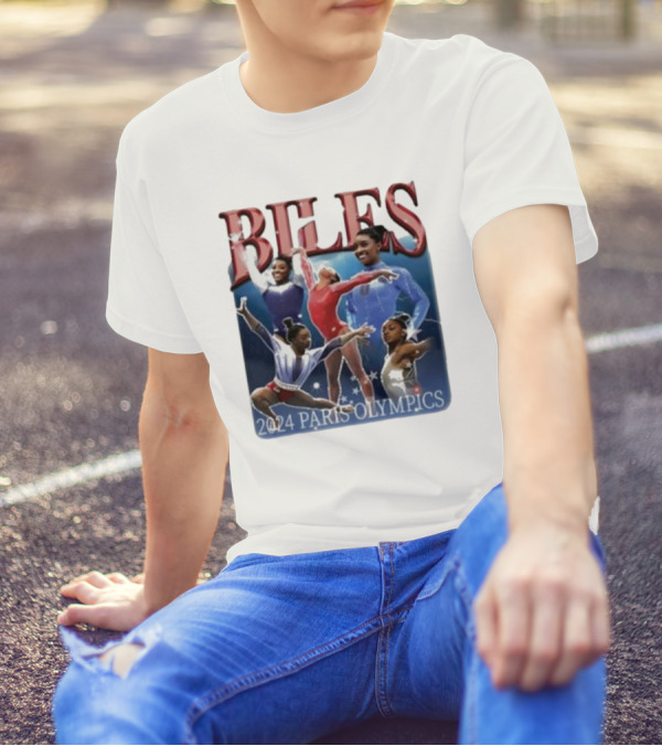 Biles 2024 Paris Olympics T-Shirt