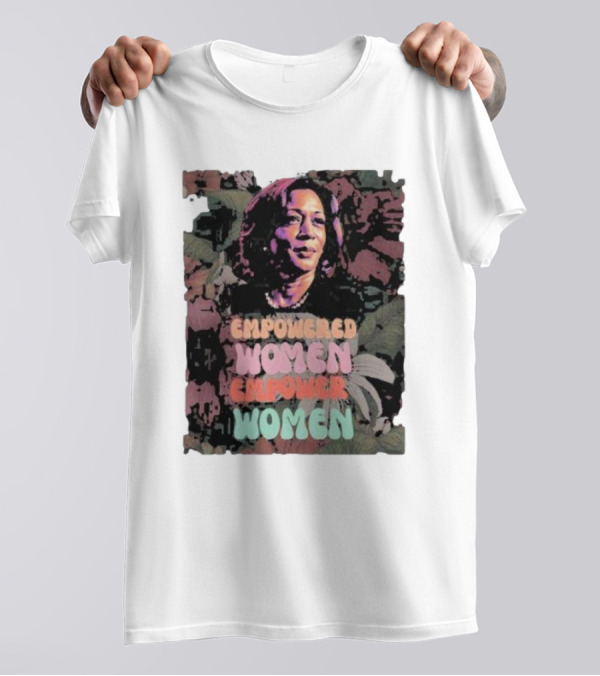 Empowered Women Empower Women Kamala Harris Floral Empowerment T-Shirt