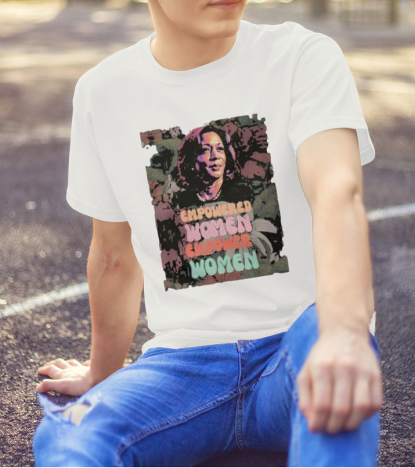 Empowered Women Empower Women Kamala Harris Floral Empowerment T-Shirt