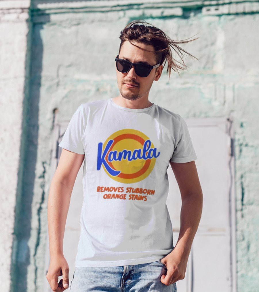 Kamala Removes Stubborn Orange Stains Anti Trump Vote Detergent T-Shirt