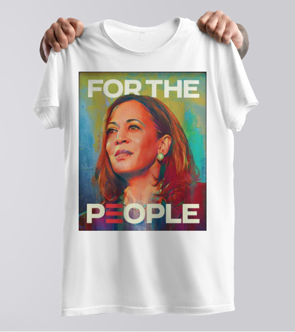 Kamala Harris For The People Portrait T-Shirt
