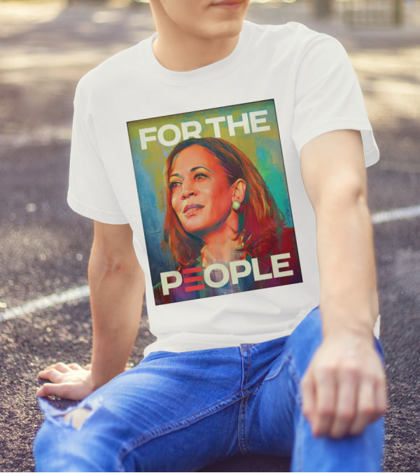 Kamala Harris For The People Portrait T-Shirt