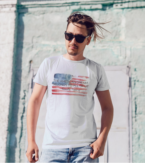 Kamala Harris The American Dream Belongs To All Of Us American Flag Democrat Election T-Shirt