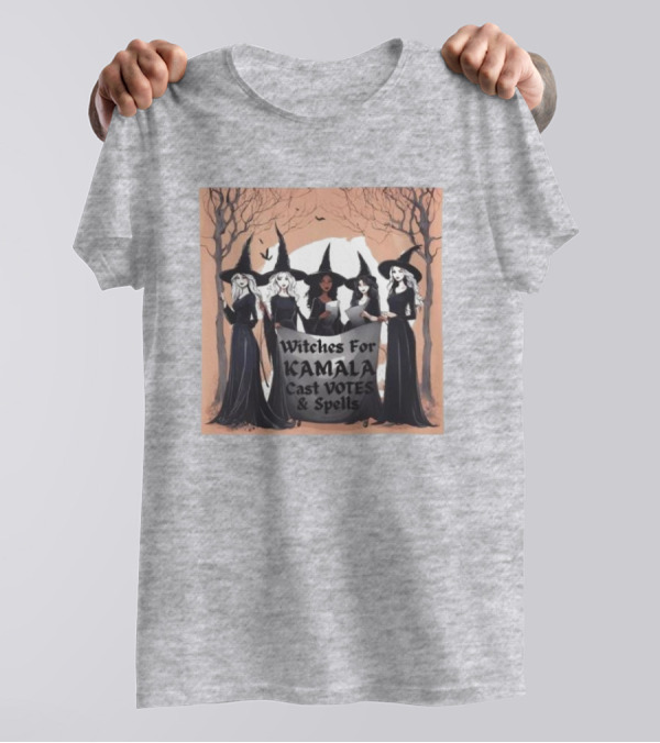 Witches For Kamala Cast Votes And Spells Halloween Wiccan Pagan Kamala Harris T-Shirt