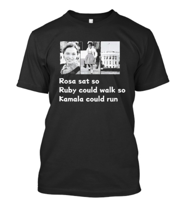 Kamala Harris Women Democrats Vote Election 2024 Madam President Rosa Sat Ruby Walk Kamala Run Black Women Power T-Shirt