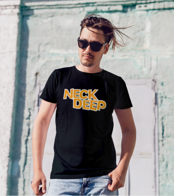 Neck Deep Text T-Shirt