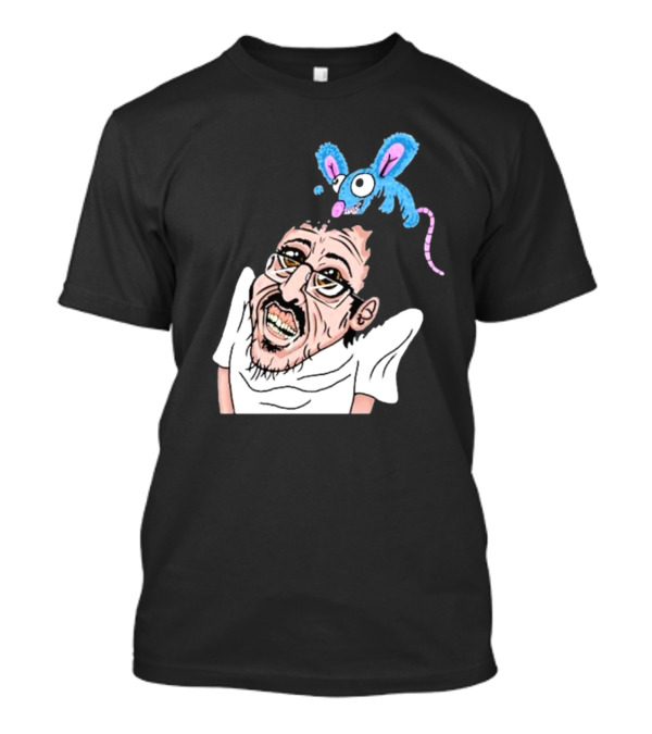 Ricky Berwick 2024 Cartoon Character With Blue Mouse T-Shirt