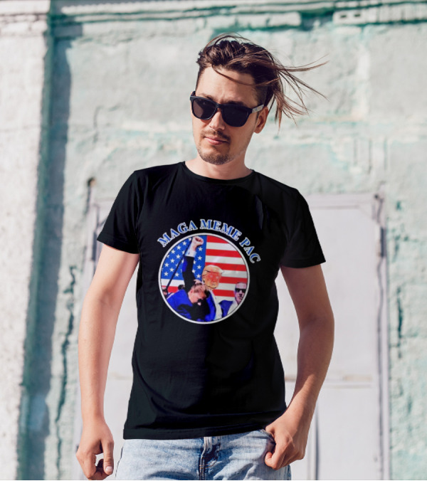 MAGA Meme Pac Red-White-Blue Persistence Trump T-Shirt