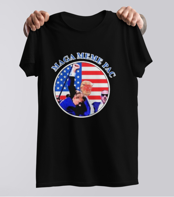 MAGA Meme Pac Red-White-Blue Persistence Trump T-Shirt