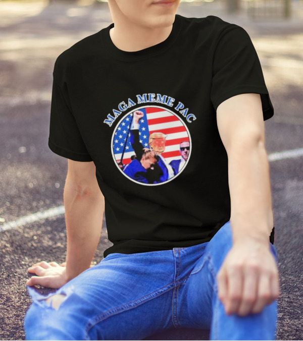 MAGA Meme Pac Red-White-Blue Persistence Trump T-Shirt