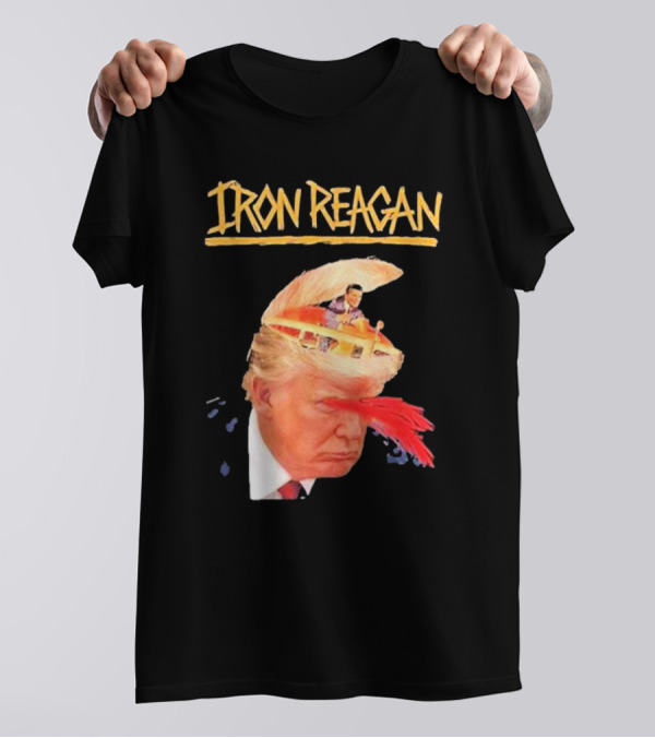 Iron Reagan Trump American President Break Brain T-Shirt