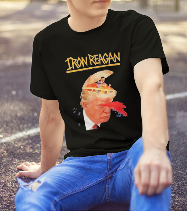 Iron Reagan Trump American President Break Brain T-Shirt