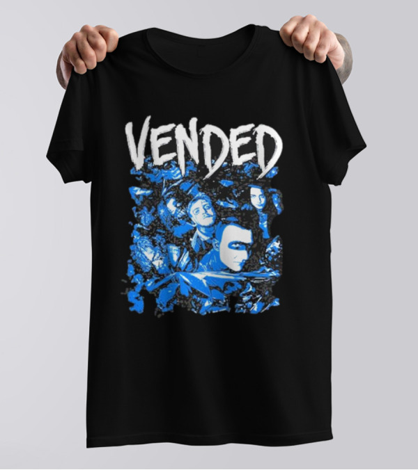 Vended 2024 Self-Titled Album Cover Art With Band Members T-Shirt