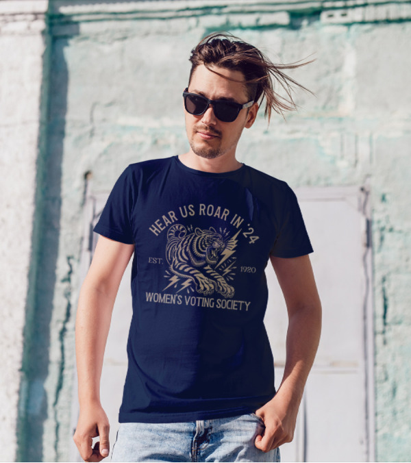 Hear Us Roar In '24 Women's Voting Society Est. 1920 Tiger T-Shirt