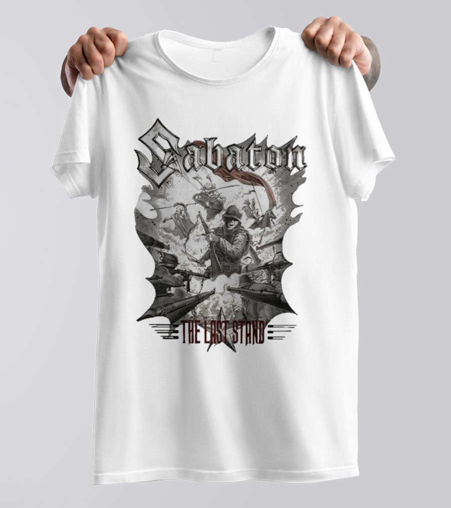 Sabaton The Last Stand 25th Anniversary 2024 Battlefield Warriors T-Shirt