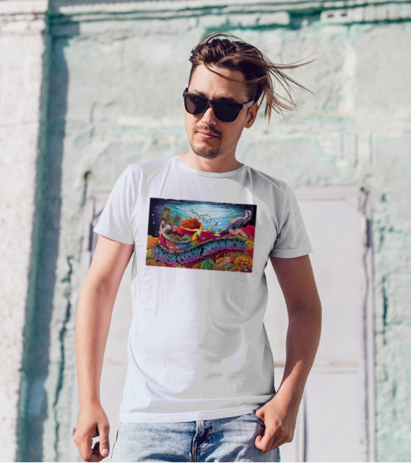 Slightly Stoopid West Palm Beach August 2 2024 Summer Traditions Tour Underwater Coral Scene T-Shirt
