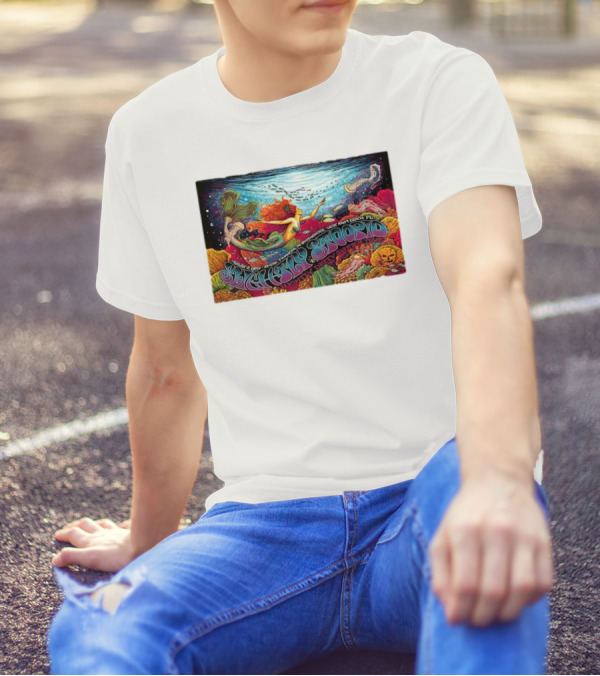 Slightly Stoopid West Palm Beach August 2 2024 Summer Traditions Tour Underwater Coral Scene T-Shirt
