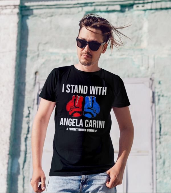 I Stand With Angela Carini Protect Women Boxing T-Shirt