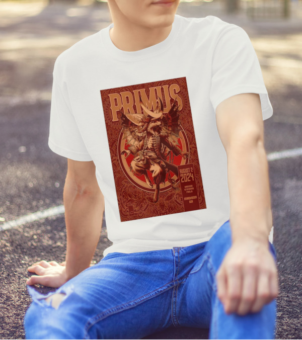 PRIMUS August 2 2024 Breese Stevens Field Madison WI T-Shirt