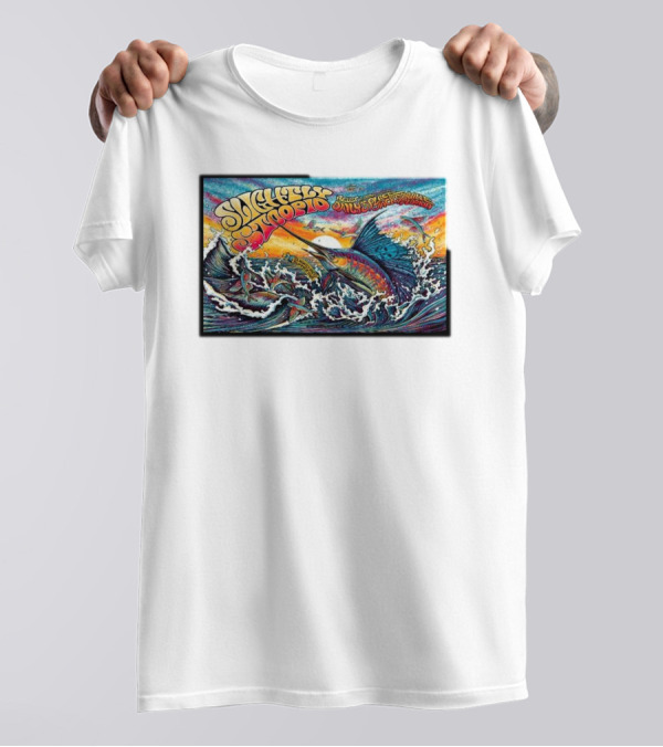 Slightly Stoopid August 9 Riverside Summer Ford Amphitheatre Jacksonville Marlin T-Shirt