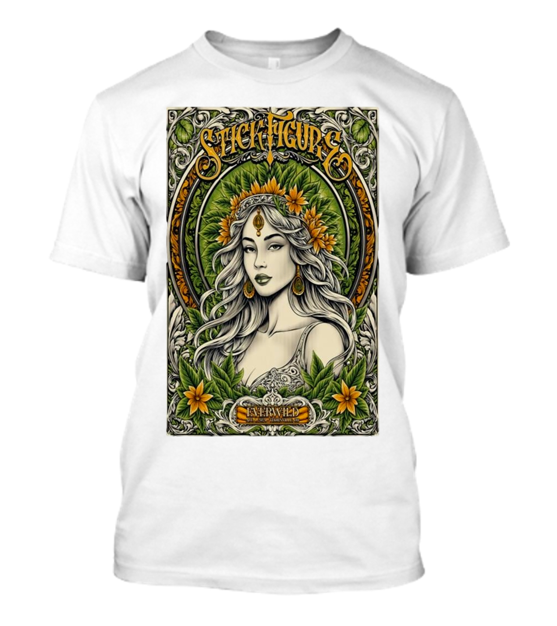 Stick Figure Evergreen Tour Thornville T-Shirt