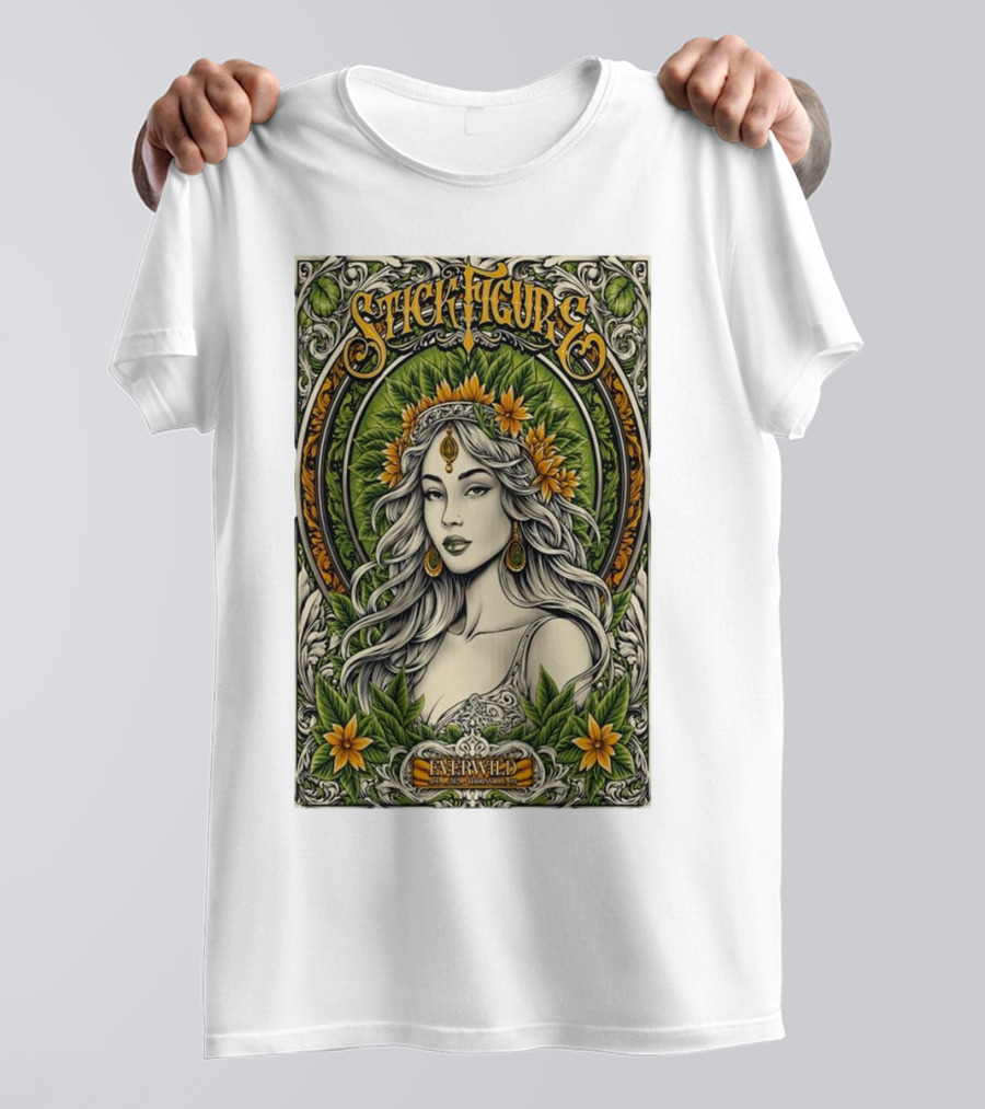 Stick Figure Evergreen Tour Thornville T-Shirt