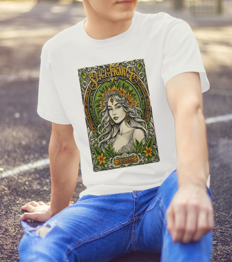 Stick Figure Evergreen Tour Thornville T-Shirt