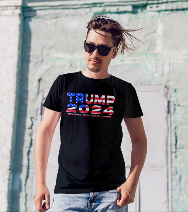 Trump 2024 Official Fafo Club American Flag IN Maga T-Shirt