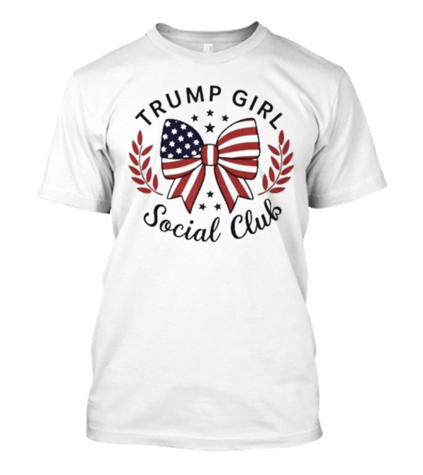 Trump Girl Social Club USA Bow Trump T-Shirt