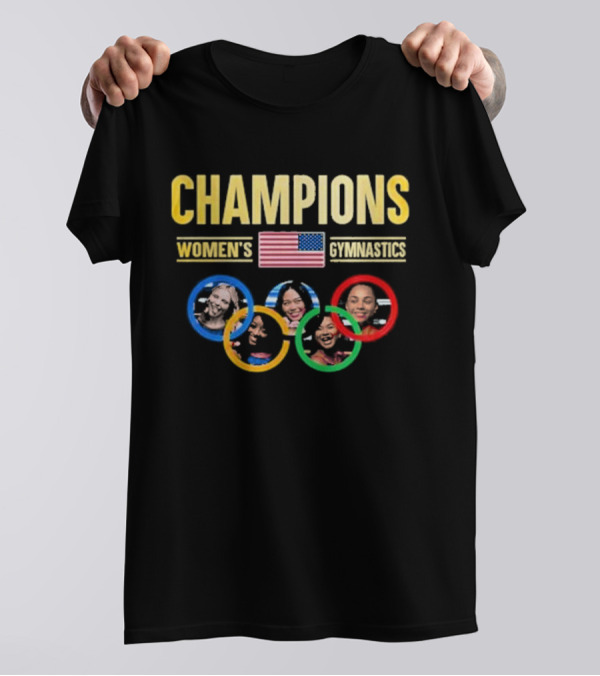 Champions Women's Gymnastics USA Olympics T-Shirt