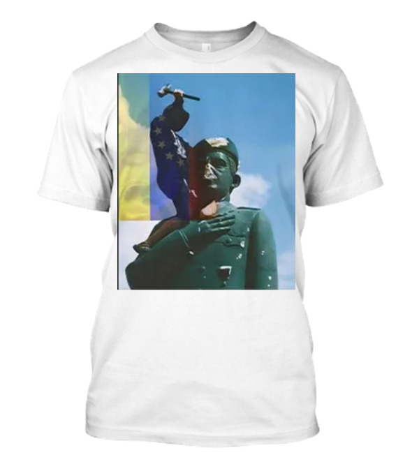 Venezuela Hasta El Final Statue With Patriotic Colors Stars T-Shirt