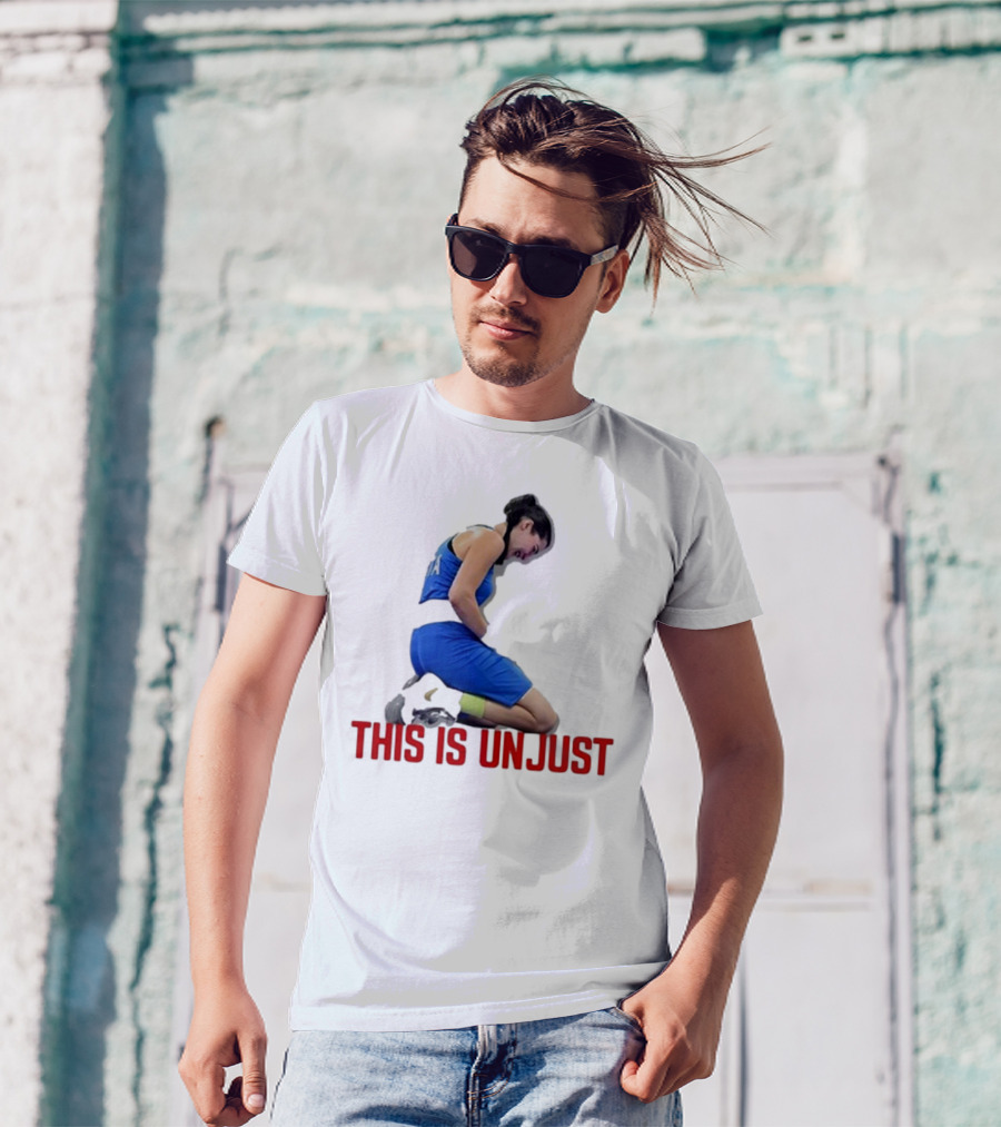 Kellie-Jay Keen Angela Carini This Is Unjust Athlete Kneeling T-Shirt