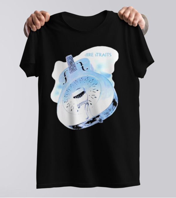 Dire Straits Brothers In Arms Live 85 Retro Tour Guitar T-Shirt