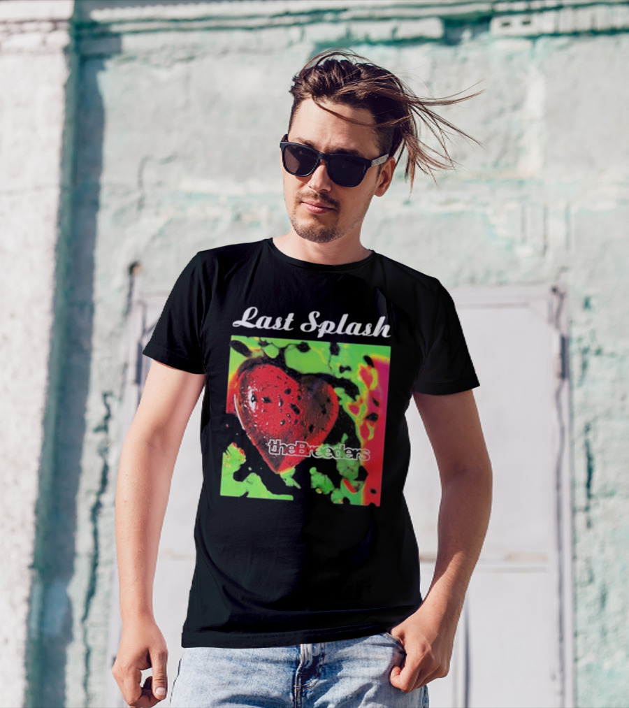 The Breeders Last Splash Album Art With Heart Image T-Shirt