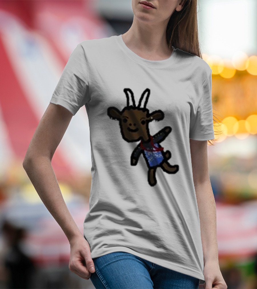 Simone Biles Goat Cartoon Gymnastics T-Shirt