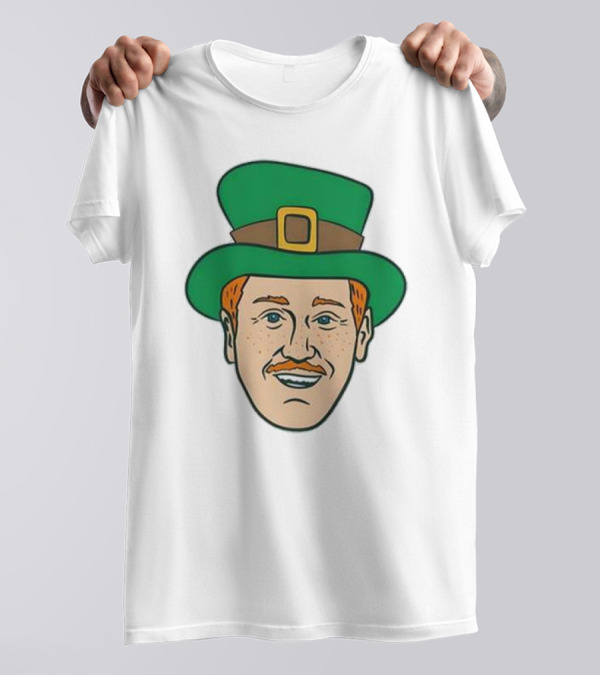 St. Mooktrick’s Day Happy Leprechaun Face With Green Hat T-Shirt