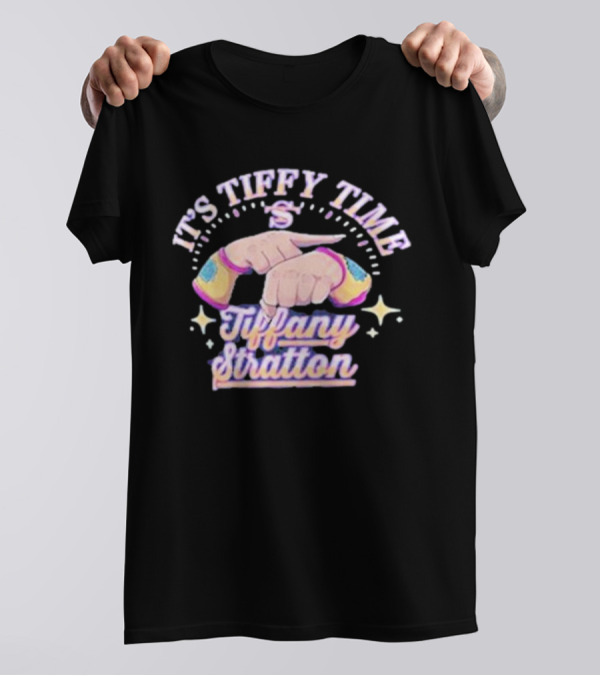 Tiffany Stratton It's Tiffy Time With Stars And Colored Wristbands T-Shirt