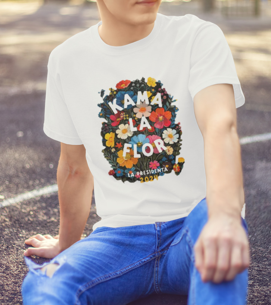 Kama La Flor La Presidenta 2024 Floral T-Shirt