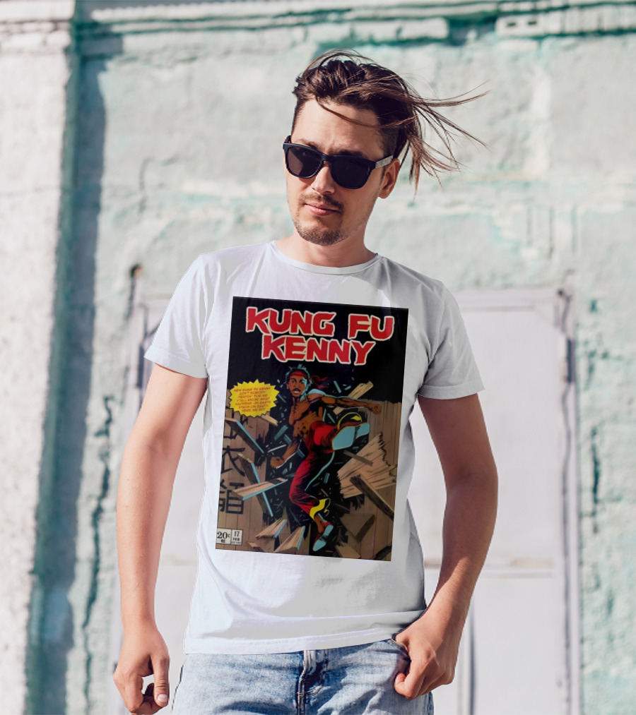 Kung Fu Kenny Breaking Through Comic Style February 17 Issue 20 Cent T-Shirt