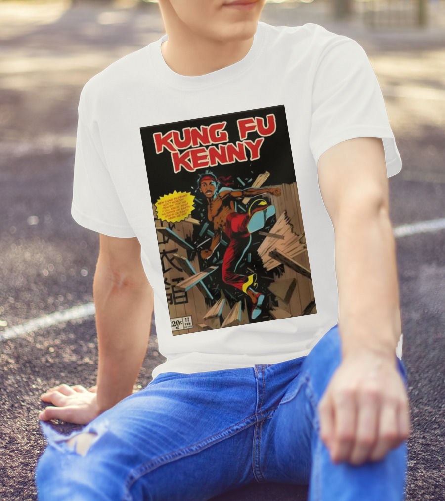 Kung Fu Kenny Breaking Through Comic Style February 17 Issue 20 Cent T-Shirt