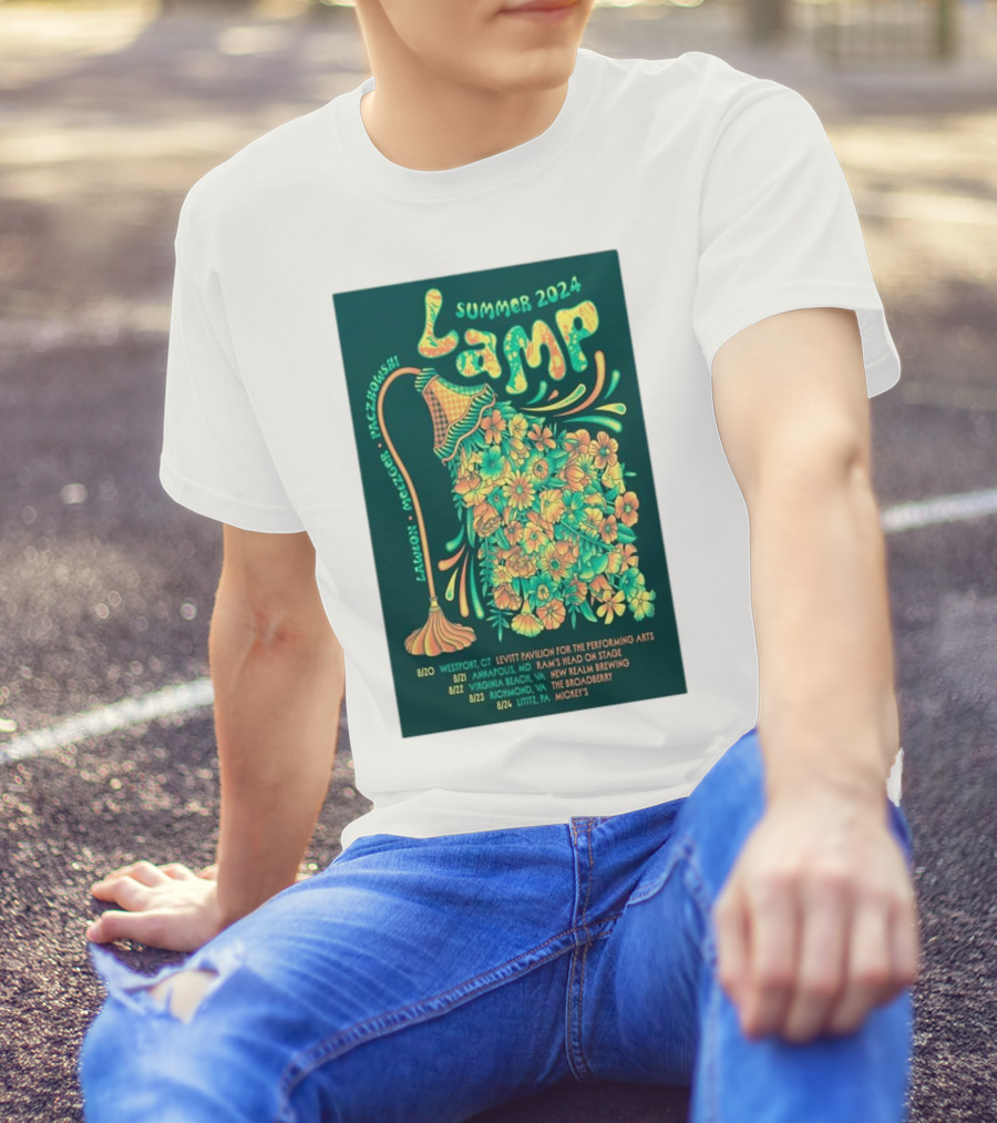 LaMP Summer 2024 Tour Lawson McFerrin Paczkowski Levitt Pavilion Rams Head New Realm Broadberry Mickey's T-Shirt