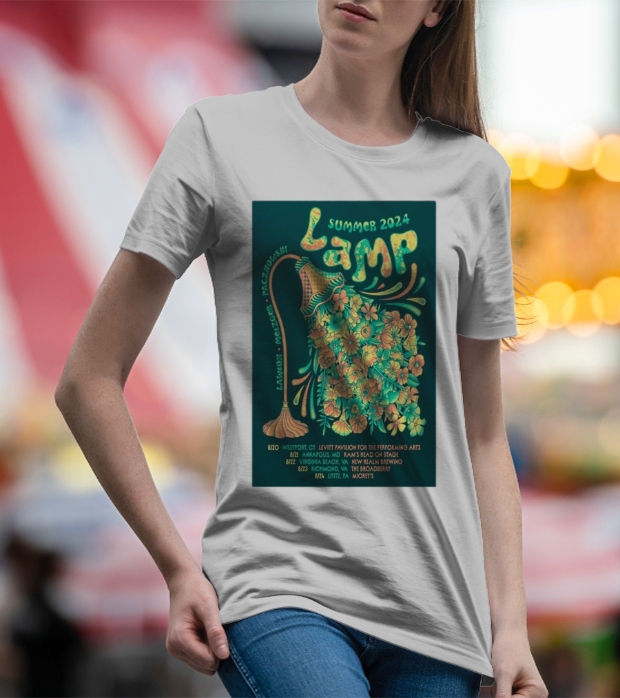 LaMP Summer 2024 Tour Lawson McFerrin Paczkowski Levitt Pavilion Rams Head New Realm Broadberry Mickey's T-Shirt